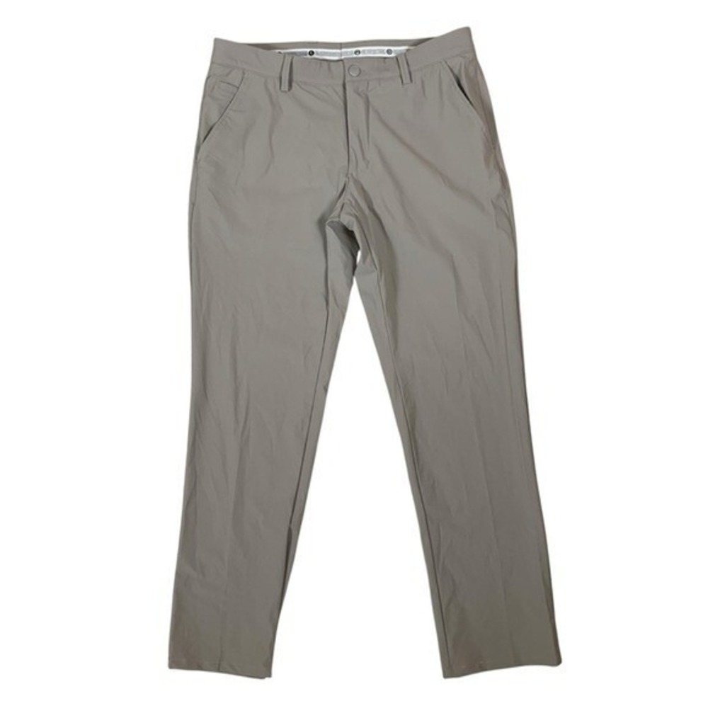 Ballin Performance Golf Pants 34 Stone Gray Stretch Lightweight Travel Casual